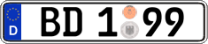 German license plate, Authorities and federal agencies
