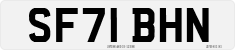 License plate of the United Kingdom, 2001 year system