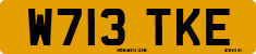 License plate of the United Kingdom, 1983 year system