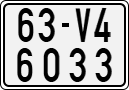 License plate of Vietnam, Motorcycles