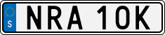 License plate of Sweden, Regular plates