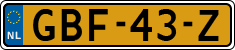 License plate of the Netherlands, Cars