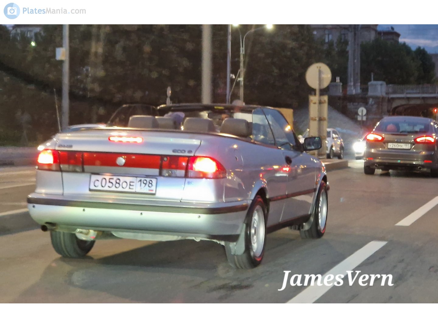 с 058 ое 198, SAAB 900 2nd gen Convertible (YS3D), 1994–1998