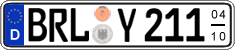 German license plate, Seasonal plates