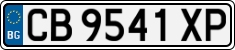 License plate of Bulgaria, Cars