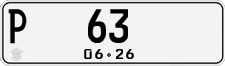 License plate of Indonesia, Regular plates