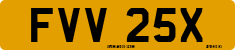 License plate of the United Kingdom, 1963 year system