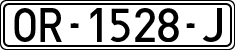 License plates of Spain, 1971 year series