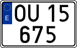 License plates of Spain, 1900 year series