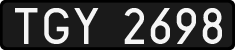 License plates of Poland, 1976 year system
