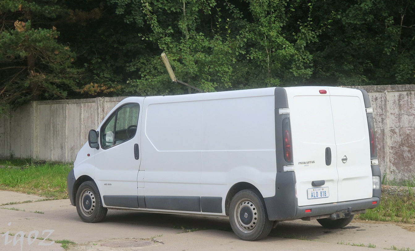 ÅLO 818, Nissan Primastar 1st gen (X83), 2001–2014