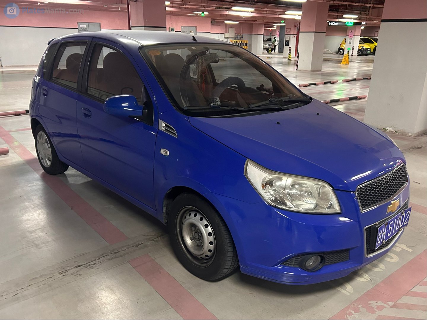 甘H·51002, Chevrolet Aveo 1st gen 5-door Hatch (T250), facelift, 2008–2016