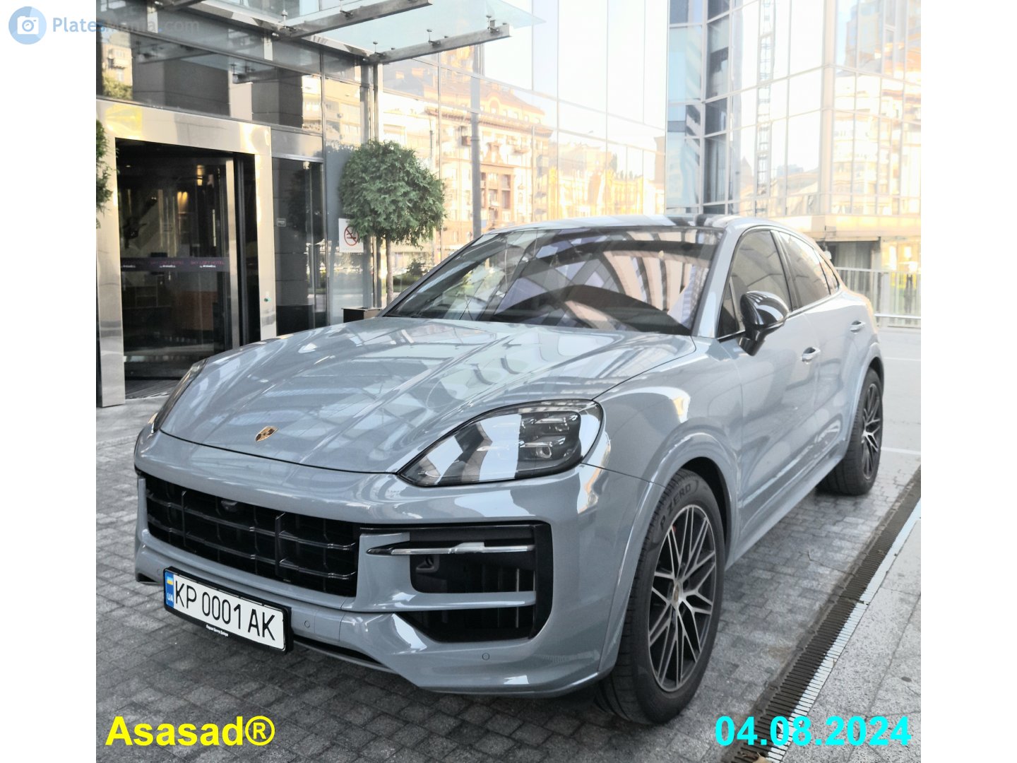 KP 0001 AK, Porsche Cayenne 3rd gen Coupé (PO536; 9Y3), facelift, 2023–