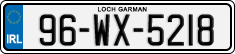 License plate of Ireland, Regular plates