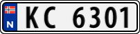 License plate of Norway, Trailers, motorcycles, special vehicles