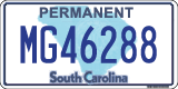South Carolina, Permanent (AB12345)