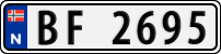License plate of Norway, Trailers, motorcycles, special vehicles