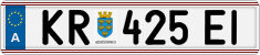 License plate of Austria, Regular plates