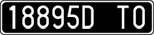 License plate of Italy, Cars (1927 year series)