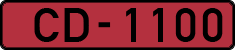 License plate of Latvia, Diplomatic