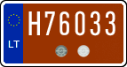 License plate of Lithuania, Oldtimers
