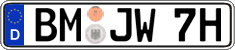 German license plate, Plates for oldtimers (type 