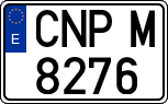 License plates of Spain, Official and military plates