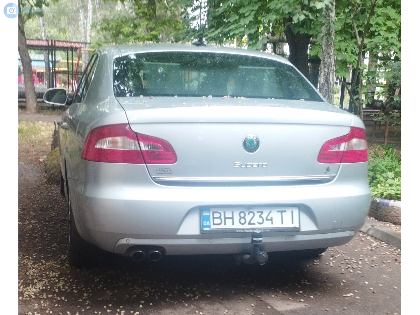 BH 8234 TI, Skoda Superb 2nd gen Sedan/Liftback (B6/3T4), 2008–2013