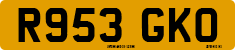 License plate of the United Kingdom, 1983 year system