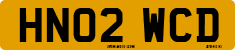 License plate of the United Kingdom, 2001 year system