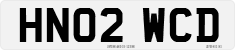 License plate of the United Kingdom, 2001 year system