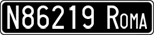 License plate of Italy, Cars (1927 year series)