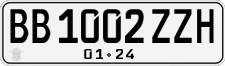 License plate of Indonesia, Regular plates