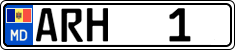License plate of Moldova, Cars (2015)