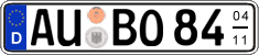 German license plate, Seasonal plates