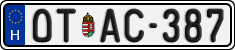 license plates of Hungary, Oldtimers (2022)