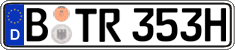 German license plate, Plates for oldtimers (type 