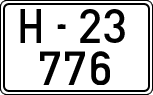 License plates of Spain, 1900 year series