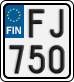 License plate of Finland, Motorcycles