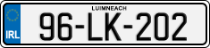 License plate of Ireland, Regular plates
