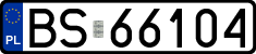 License plates of Poland, Regular car plates