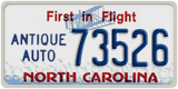 North Carolina, Antique Auto (12345)