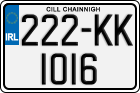 License plate of Ireland, Regular plates
