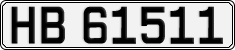 License plate of Norway, Cars
