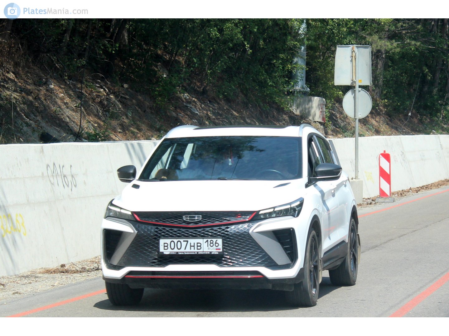 в 007 нв 186, Geely Coolray 1st gen (SX11), facelift, 2023–