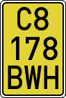 License plates of Spain, Specialty plates