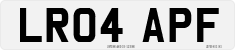 License plate of the United Kingdom, 2001 year system