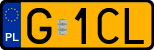 License plates of Poland, Oldtimers