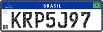 License plate of Brazil, Private owners (Mercosul)