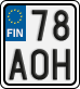 License plate of Finland, Motorcycles